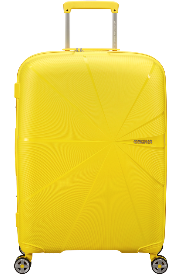American Tourister StarVibe Spinner Expandable TSA 67cm Electric Lemon