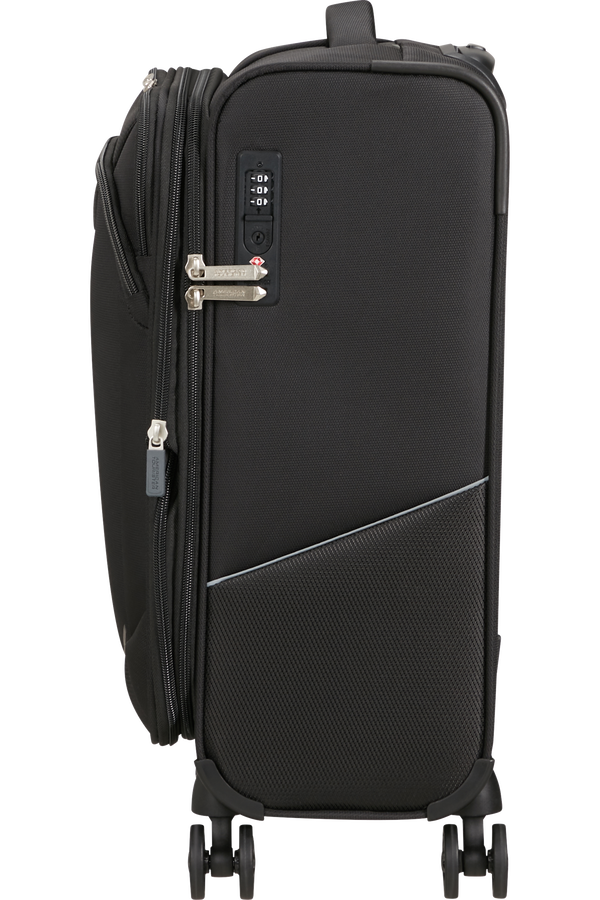American Tourister SummerRide Spinner Expandable TSA 55cm L35  Zwart American Tourister SummerRide Spinner Expandable TSA 55cm L35  Zwart