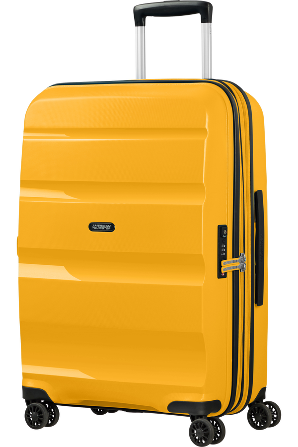 American Tourister Bon Air Dlx Spinner TSA Expandable 66cm  Light Yellow