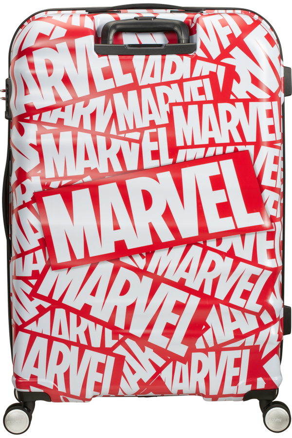 American Tourister Wavebreaker Disney Spinner Marvel 77cm  Marvel Logo