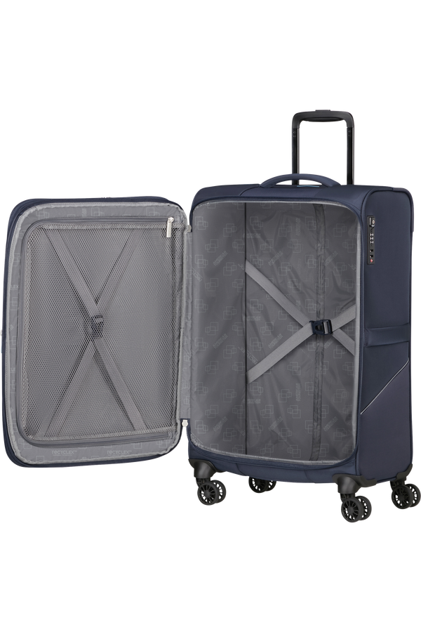 American Tourister SummerRide Spinner M EXP TSA 69cm Navy