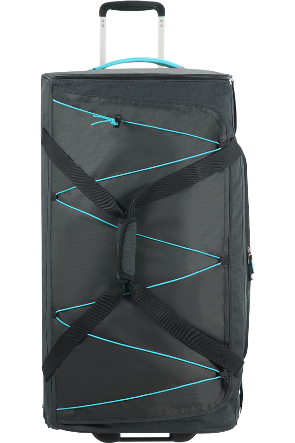 American Tourister Road Quest Duffle with Wheels L  Graphite/Turquoise