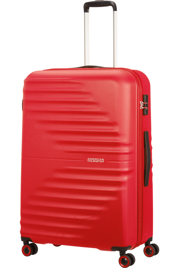 American Tourister Wavetwister Spinner TSA 77cm  Vivid Red