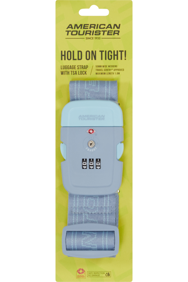 American Tourister American Tourist. Ta Luggage Belt TSA  Stone Blue/Blue