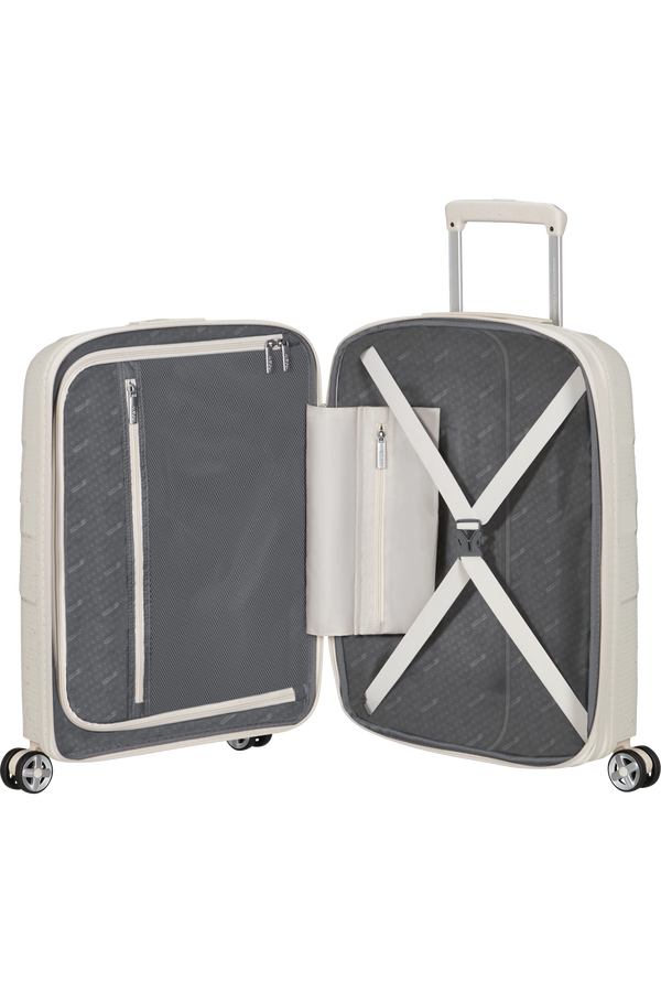 American Tourister StarVibe Spinner Expandable TSA LTD 55cm  Cream Speckles