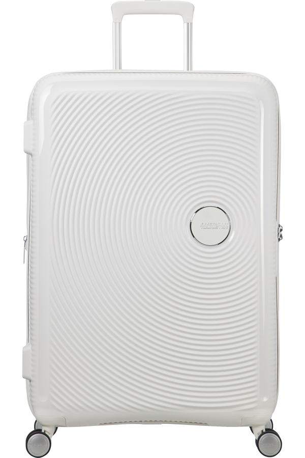American Tourister Soundbox Spinner uitbreidbaar 77cm Pure White