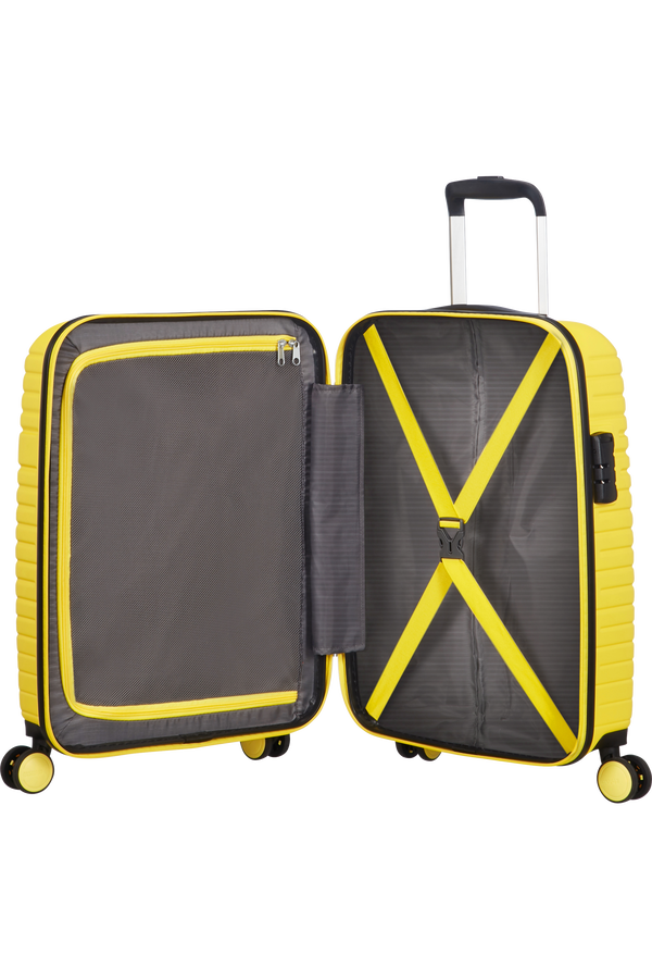 American Tourister Aero Racer Spinner 55cm  Lemon Yellow American Tourister Aero Racer Spinner 55cm  Lemon Yellow