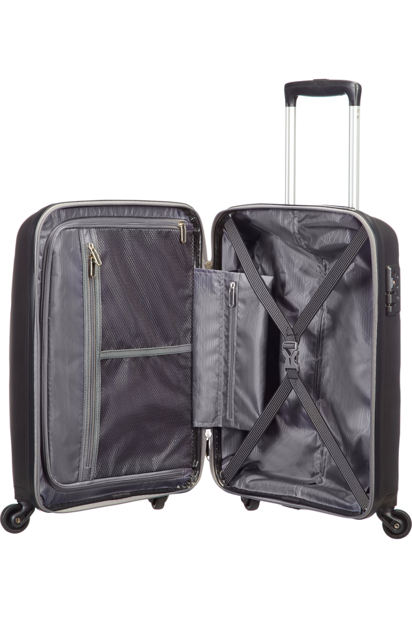 American Tourister Bon Air Spinner S Strict 40x55x20cm Zwart American Tourister Bon Air Spinner S Strict 40x55x20cm Zwart