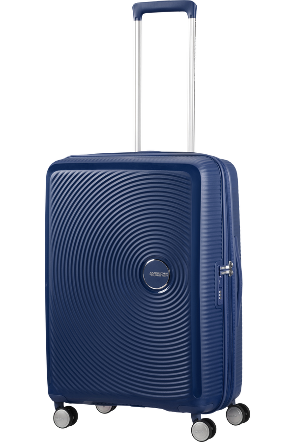 American Tourister Soundbox Spinner uitbreidbaar 67cm Midnight Navy