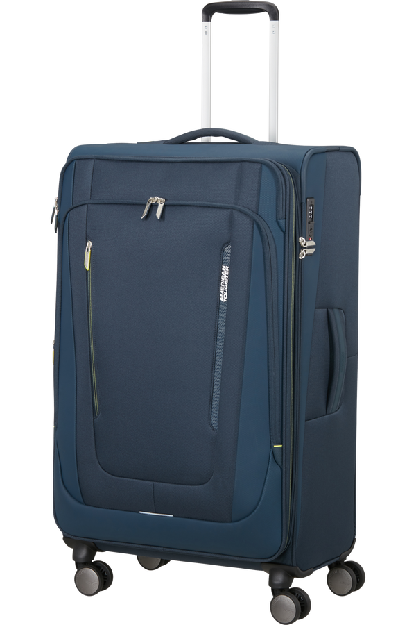 American Tourister Wanderlite Spinner EXP TSA L  Dark Navy