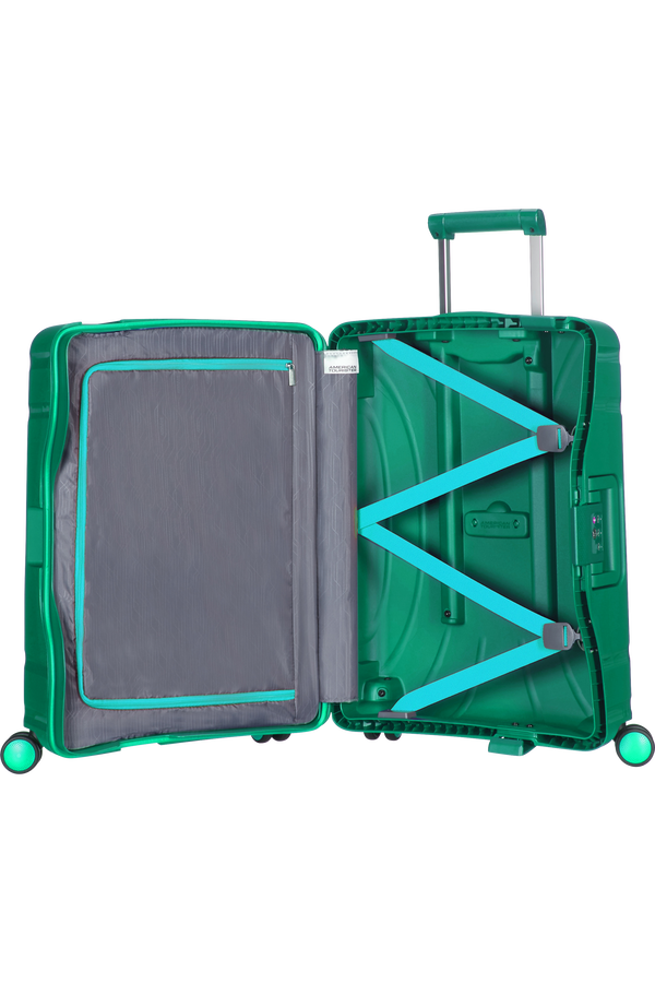 American Tourister Lock'n'Roll Handbagage koffer met 4 wielen 40x55x20cm Vivid Green