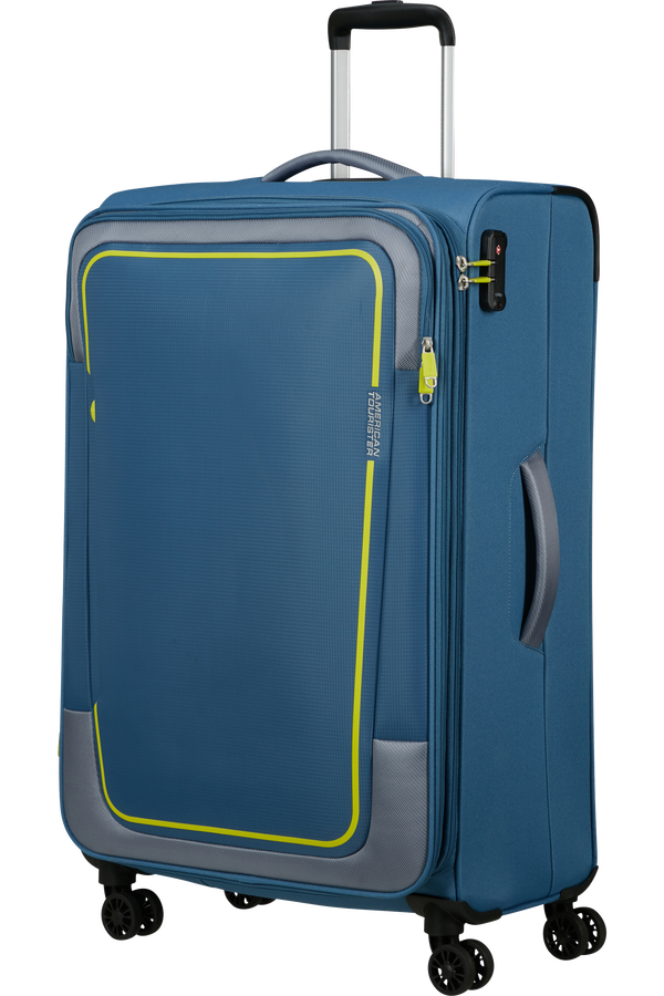 American Tourister Pulsonic Spinner Expandable 81 cm  Coronet Blue