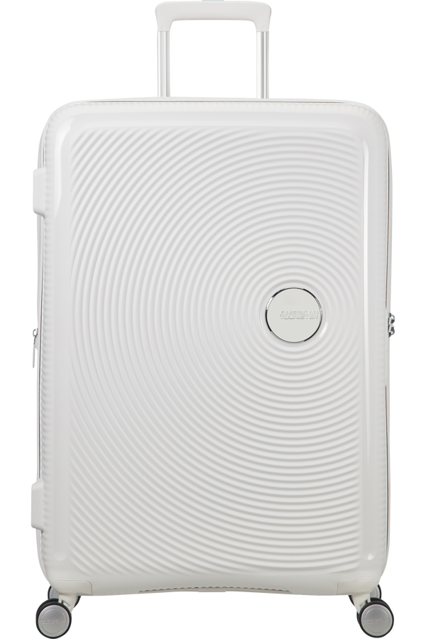 American Tourister Soundbox Spinner uitbreidbaar 77cm Pure White