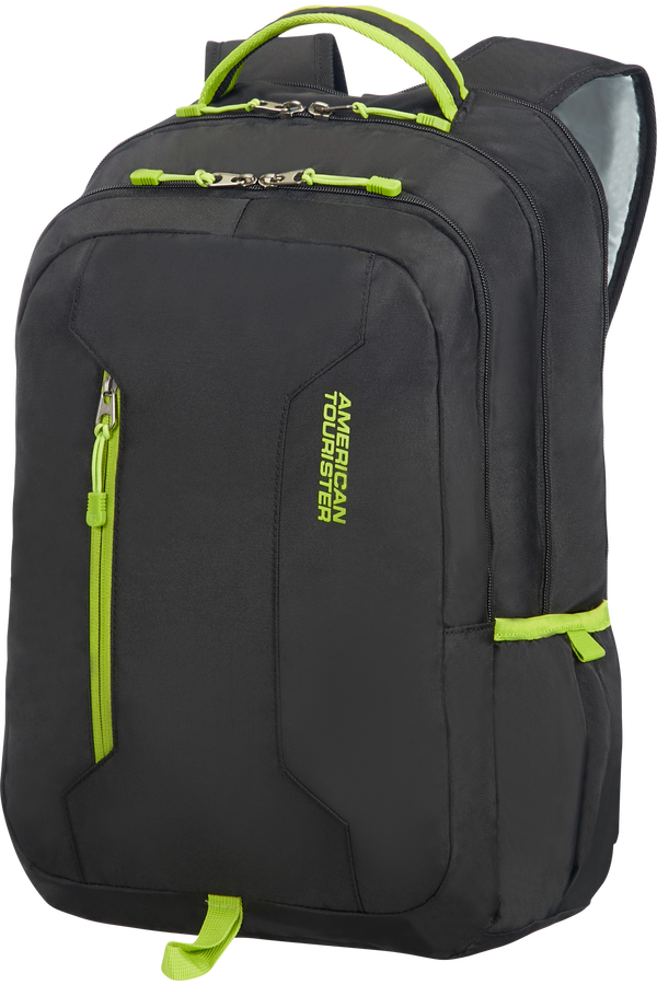 American Tourister Urban Groove Laptop rugzak 2 39.6cm/15.6inch Black/Lime Green