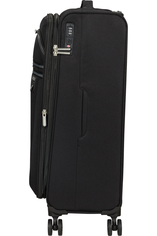 American Tourister Aerospin Spinner Expandable M  Zwart