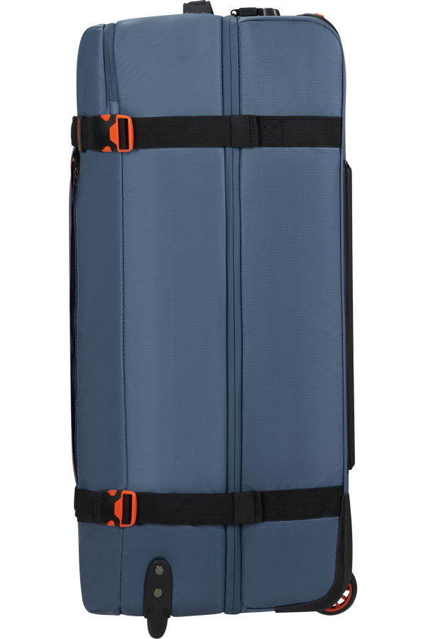 American Tourister Urban Track Duffle with Wheels Coated L  Navy/Orange American Tourister Urban Track Duffle with Wheels Coated L  Navy/Orange