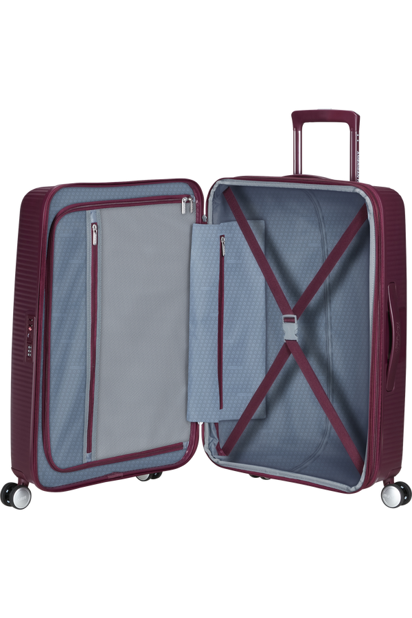 American Tourister SoundBox Spinner TSA Expandable 67cm  Wild Cherry