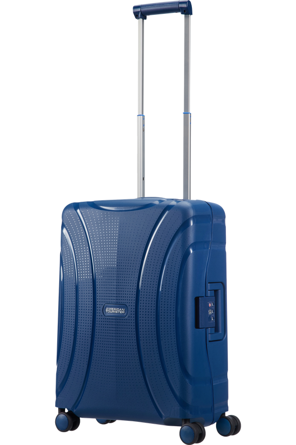 American Tourister Lock'n'Roll Handbagage koffer met 4 wielen 55x40x20cm Nocturne Blue