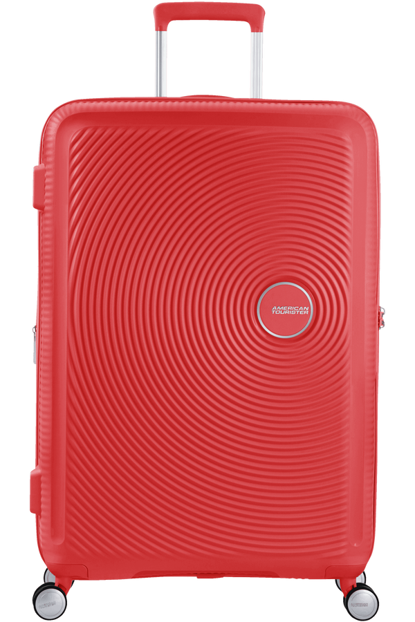 American Tourister Soundbox Spinner Expandable 77cm  Coral Red