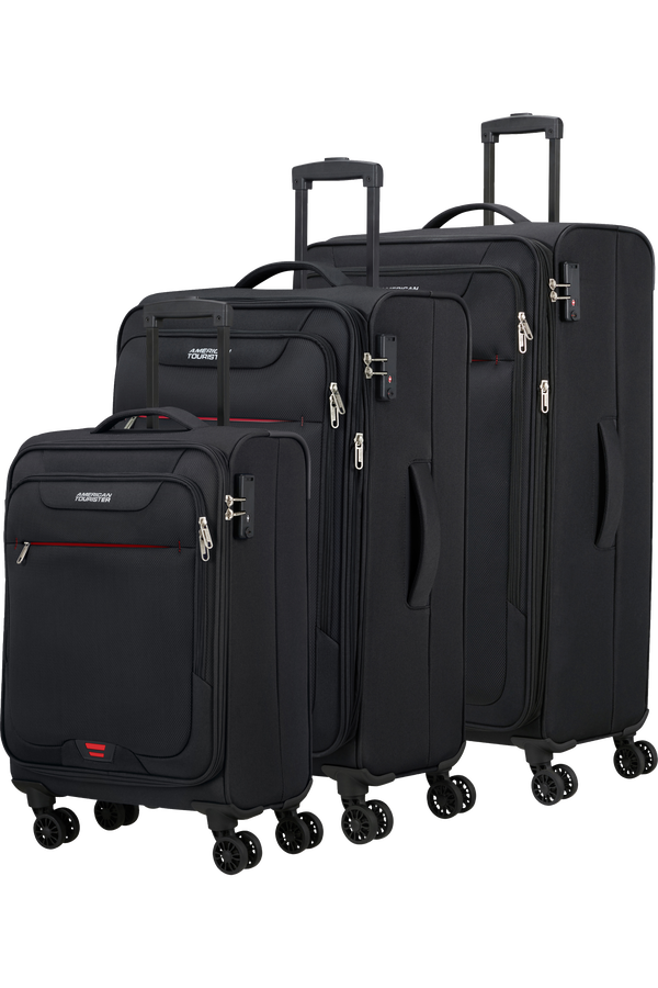 American Tourister Street Roll 3 Pc Set B Zwart