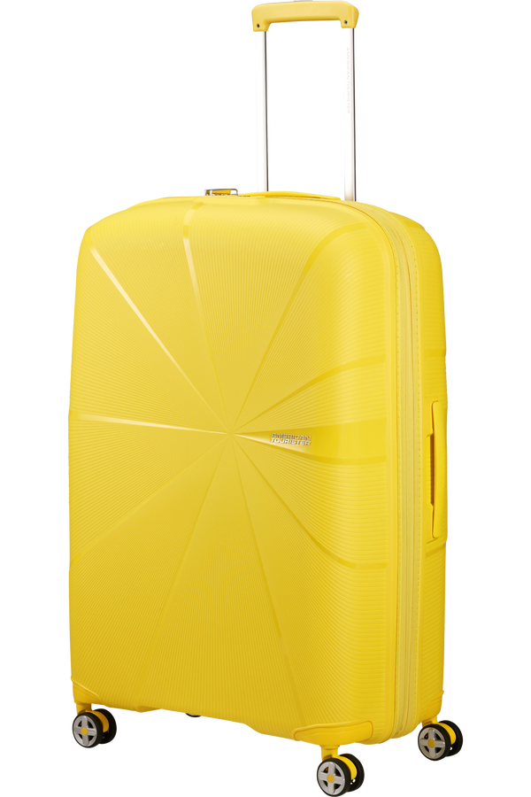 American Tourister StarVibe Spinner Expandable 77cm Electric Lemon American Tourister StarVibe Spinner Expandable 77cm Electric Lemon