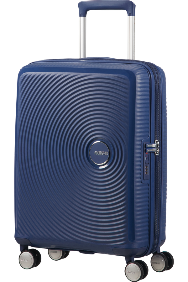 American Tourister Soundbox Spinner uitbreidbaar 55cm Midnight Navy