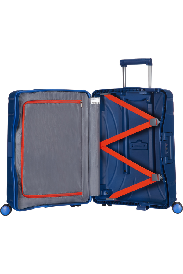 American Tourister Lock'n'Roll Handbagage koffer met 4 wielen 40x55x20cm Marine Blue