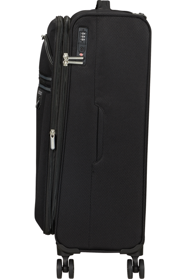American Tourister Aerospin Spinner Expandable M  Zwart