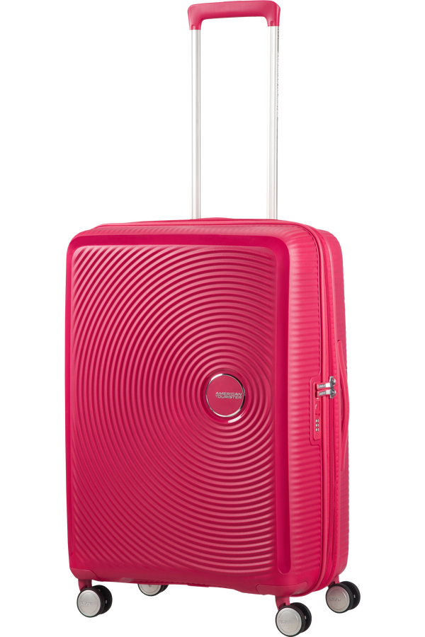 American Tourister Soundbox Spinner uitbreidbaar 67cm Lightning Pink American Tourister Soundbox Spinner uitbreidbaar 67cm Lightning Pink