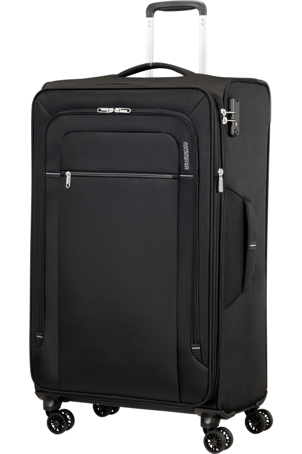 American Tourister Crosstrack Spinner Expandable 79cm  Black/Grey