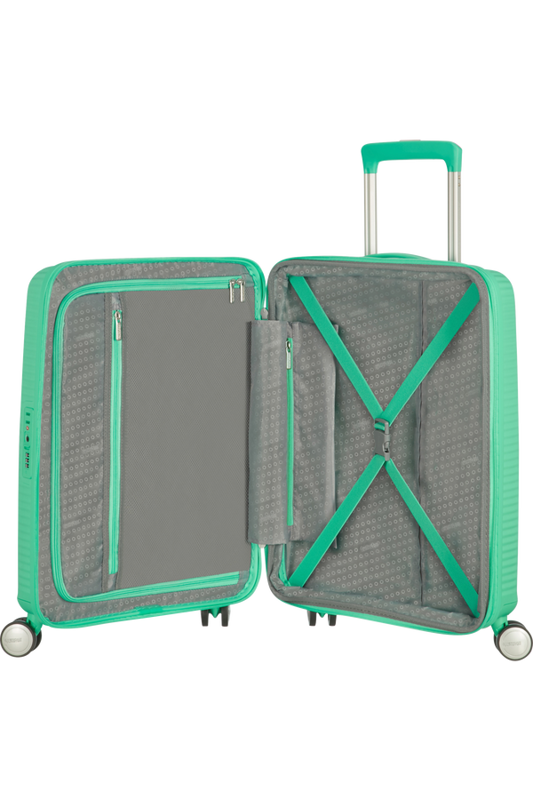 American Tourister Soundbox Spinner 55  Deep Mint