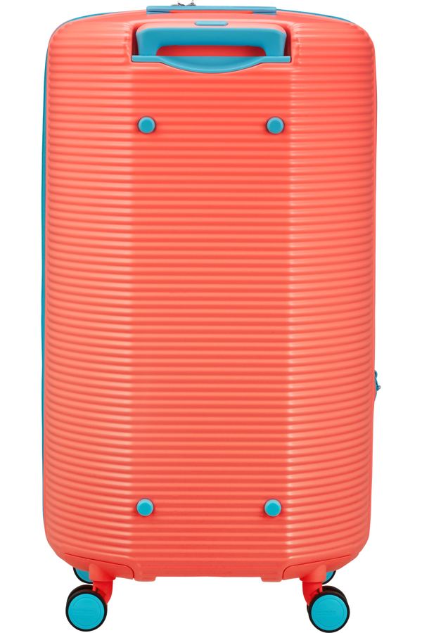 American Tourister Rollio Spinner 75cm  Coral/Blue