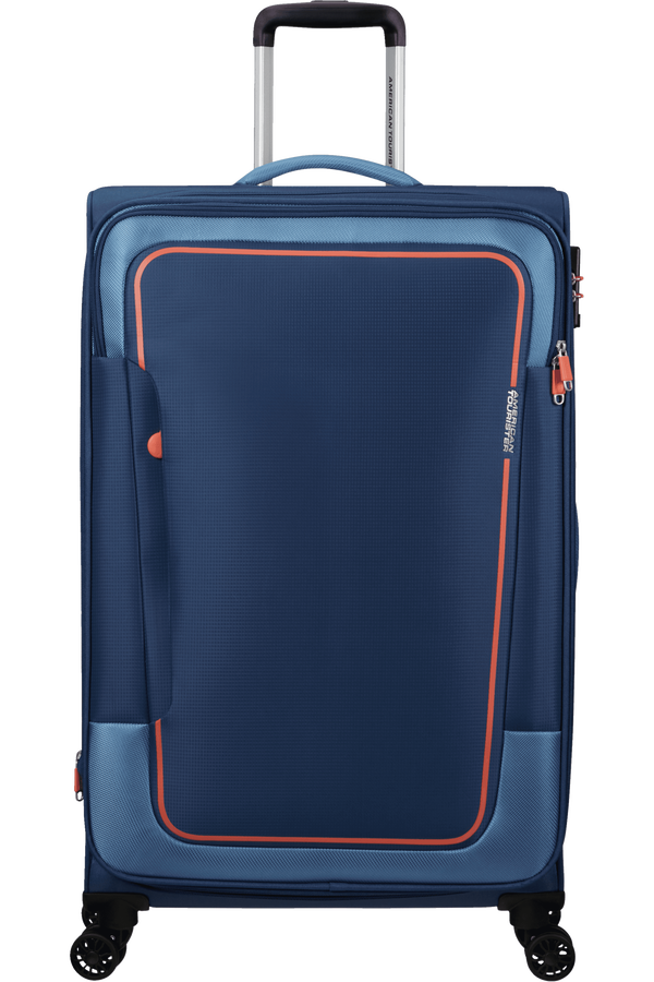 American Tourister Pulsonic Spinner Expandable 81cm  Combat Navy