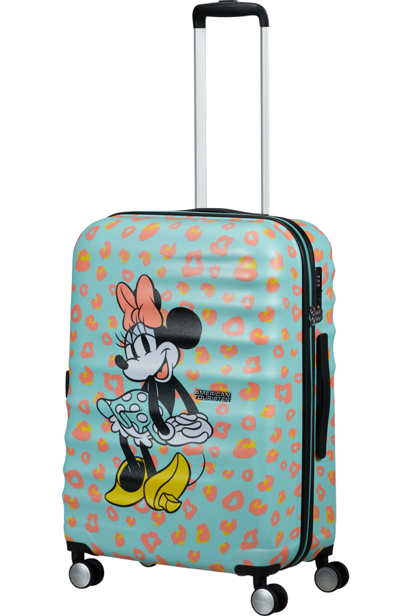American Tourister Disney Wavebreaker Spinner TSA Disney Fl 67cm  Minnie Pastel Dots