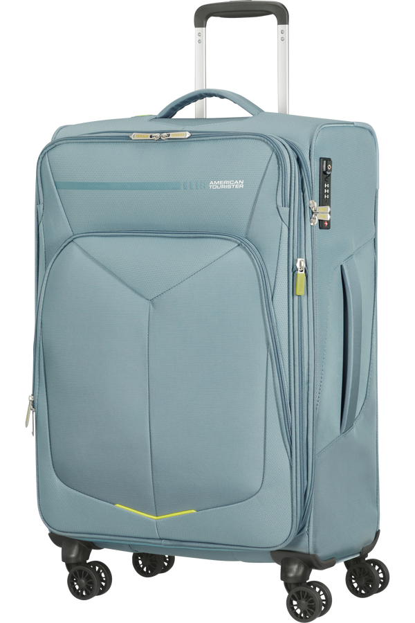 American Tourister Summerfunk Spinner Exp TSA 67cm  Metal Grey American Tourister Summerfunk Spinner Exp TSA 67cm  Metal Grey