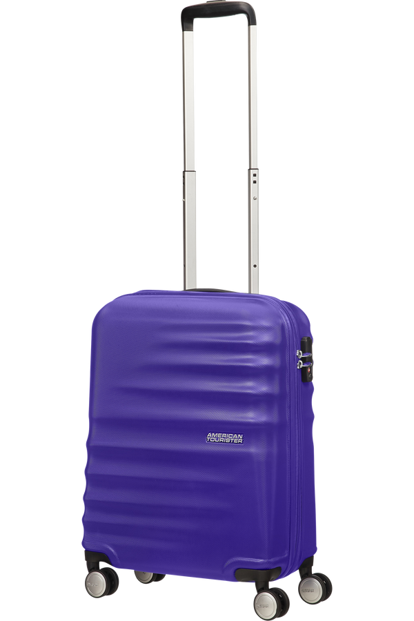 American Tourister Wavebreaker Handbagage koffer met 4 wielen 55x40x20cm Nautical Blue