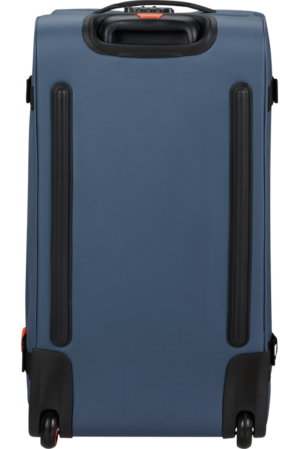 American Tourister Urban Track Duffle with Wheels Coated M  Navy/Orange