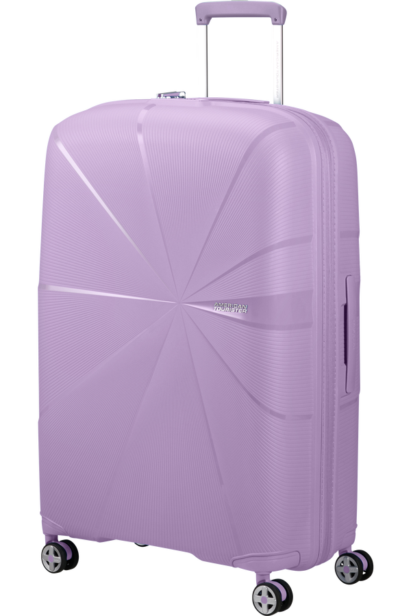 American Tourister StarVibe Spinner Expandable 77cm Digital Lavender American Tourister StarVibe Spinner Expandable 77cm Digital Lavender