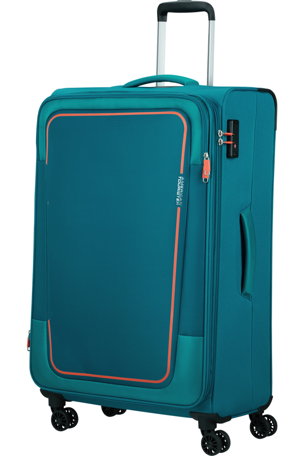 American Tourister Pulsonic Spinner Expandable 81cm  Stone Teal