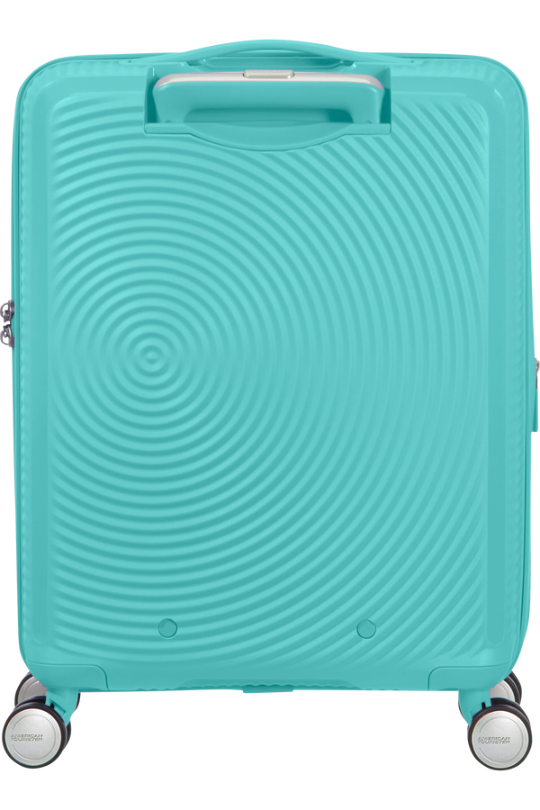 American Tourister Soundbox Spinner TSA Expandable 55cm  Poolside Blue American Tourister Soundbox Spinner TSA Expandable 55cm  Poolside Blue