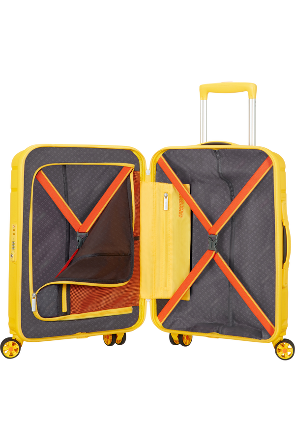 American Tourister Skytracer Handbagage koffer met 4 wielen 40x55x20cm  Saffron Yellow