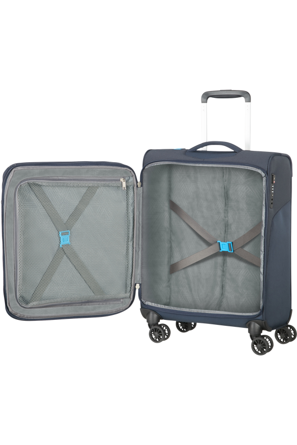 American Tourister Summerfunk Spinner Exp TSA 55cm  Navy