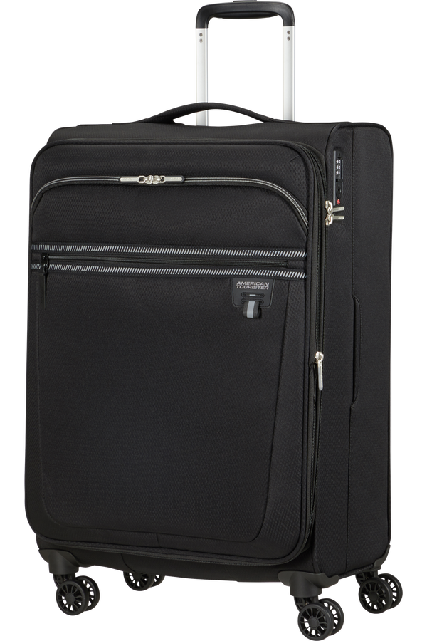 American Tourister Aerospin Spinner Expandable M  Zwart