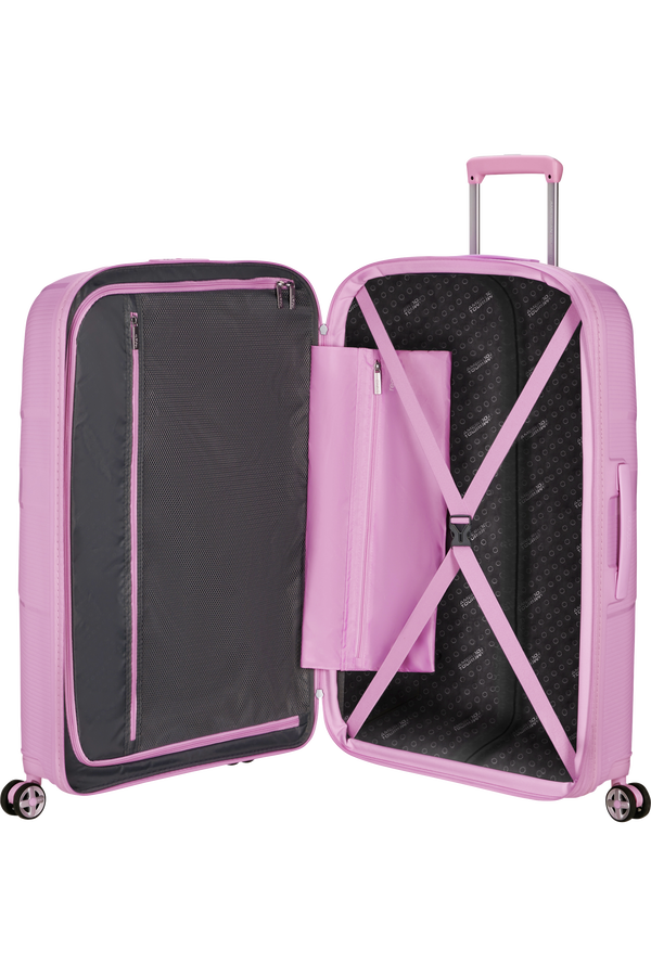 American Tourister StarVibe Spinner Expandable TSA 77cm  Metallic Pastel Lavender American Tourister StarVibe Spinner Expandable TSA 77cm  Metallic Pastel Lavender