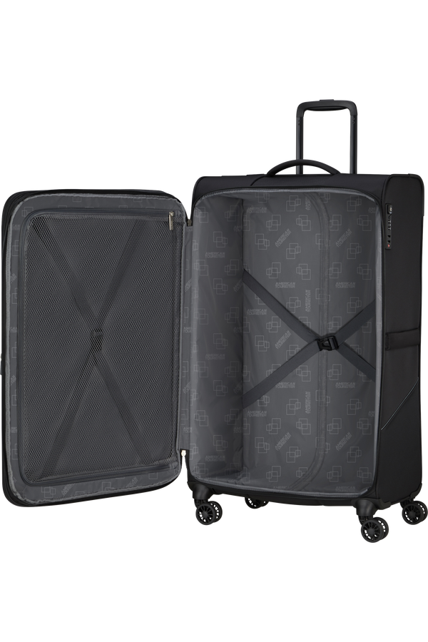 American Tourister SummerRide Spinner L EXP TSA 80cm Zwart American Tourister SummerRide Spinner L EXP TSA 80cm Zwart