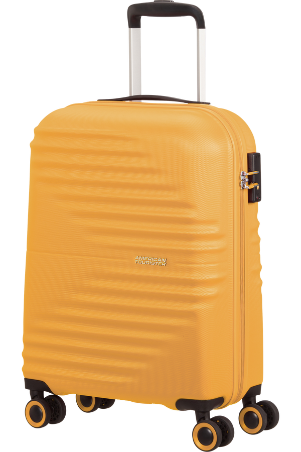 American Tourister Wavetwister Spinner TSA 55cm  Sunset Yellow