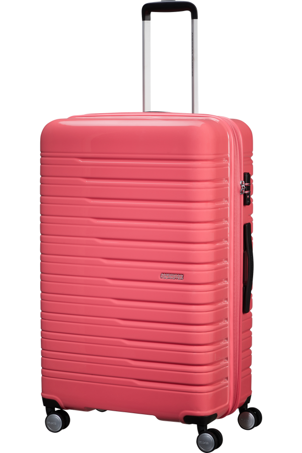 American Tourister Flashline Pop Spinner Exp TSA 78cm  Coral Pink American Tourister Flashline Pop Spinner Exp TSA 78cm  Coral Pink