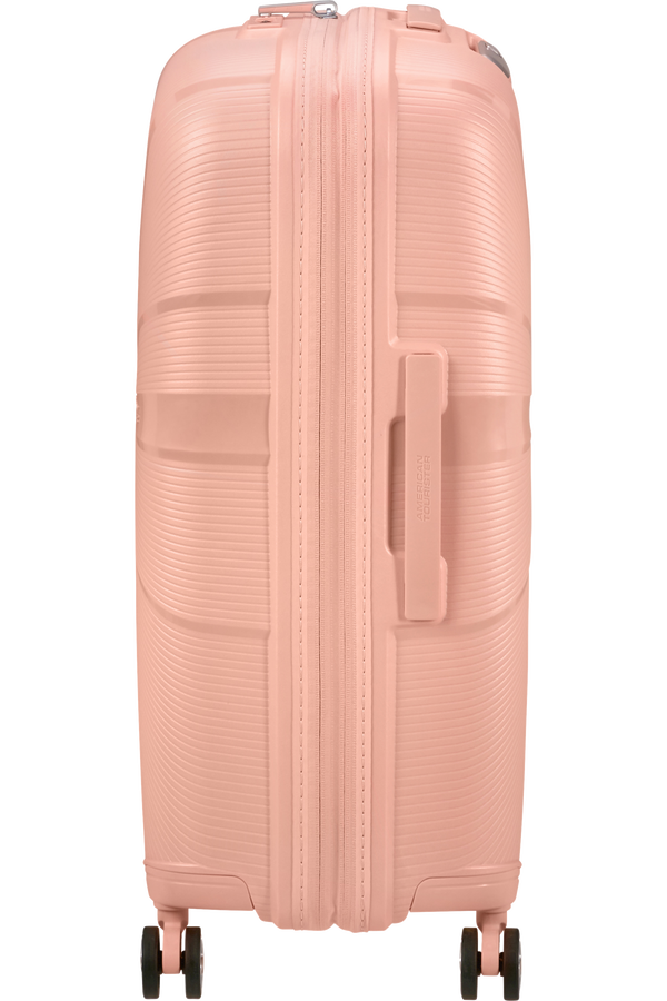 American Tourister StarVibe Spinner Expandable TSA 67cm  Metallic Peach