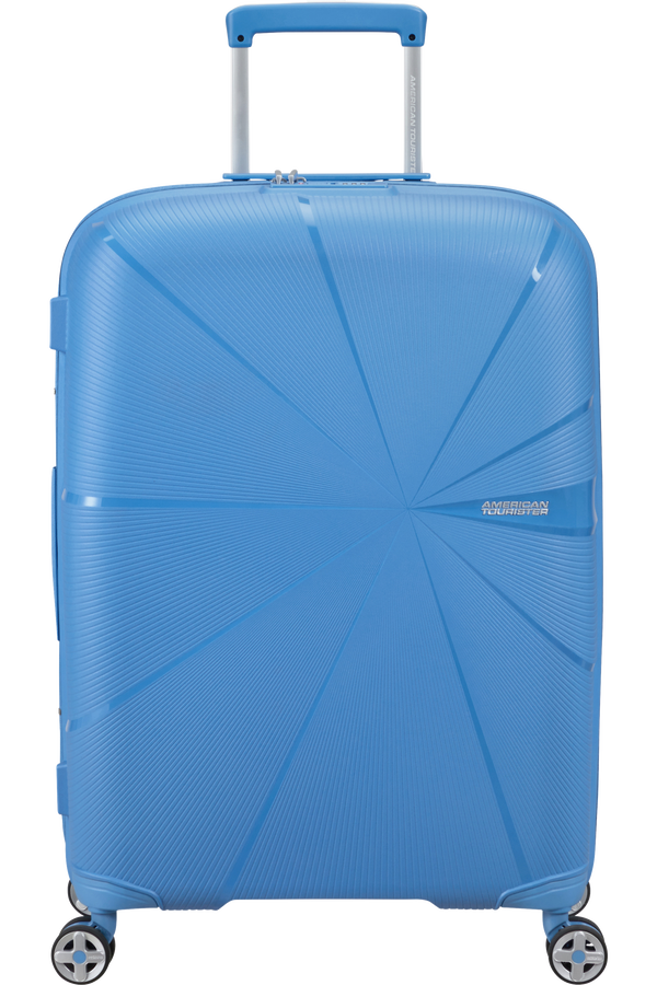 American Tourister StarVibe Spinner Expandable TSA 67cm Tranquil Blue