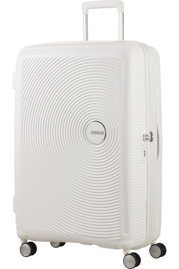 American Tourister Soundbox Spinner uitbreidbaar 77cm Pure White